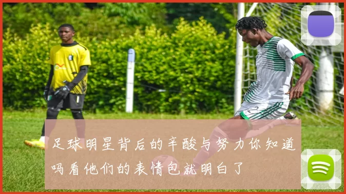 足球明星背后的辛酸与努力你知道吗看他们的表情包就明白了