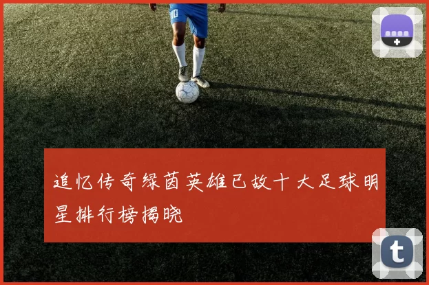追忆传奇绿茵英雄已故十大足球明星排行榜揭晓